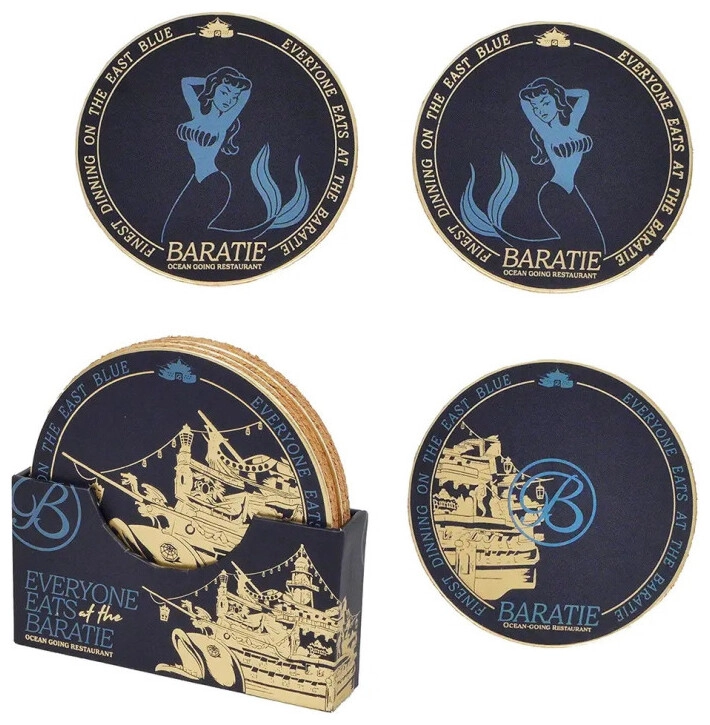 Set of 4 Coasters - Baratie - One Piece