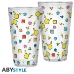 POKEMON - Large Glass - 400ml - Pikachu pattern