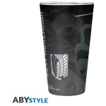 ATTACK ON TITAN - Large Glass - 400ml - Levi S4