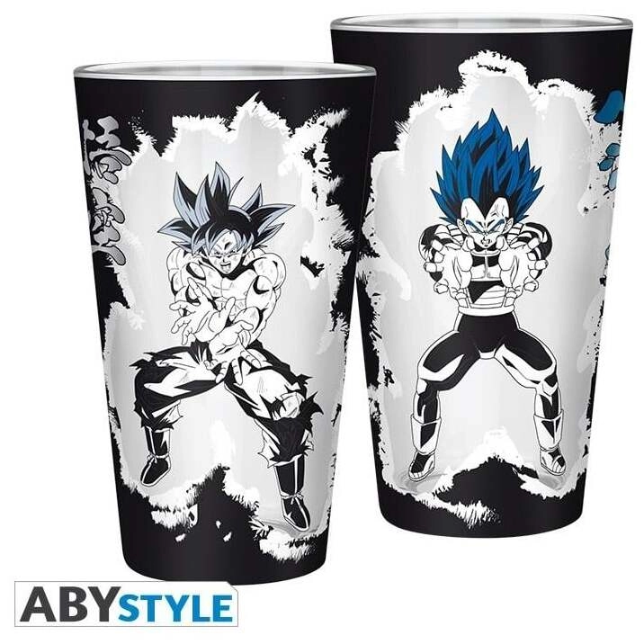 DRAGON BALL SUPER - Premium Large Glass -400ml- Goku/Vegeta