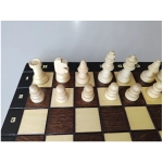 Reiseschach Gebrannt - 26.5cm (B-Qualität)