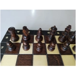 Reiseschach Gebrannt - 26.5cm (B-Qualität)