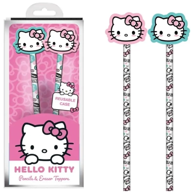 Hello Kitty (Pink) Pencil & Toppers
