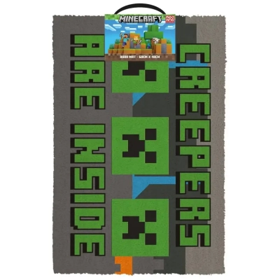 Minecraft (Creepers Need Hugs) Coir Doormat 40X60