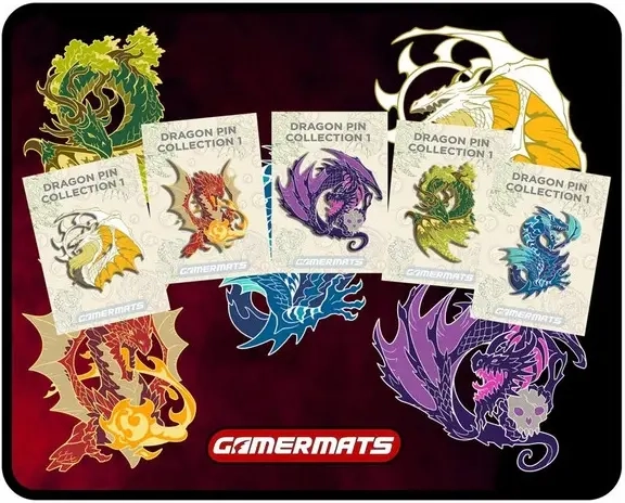 Pin Dragons Set (5)
