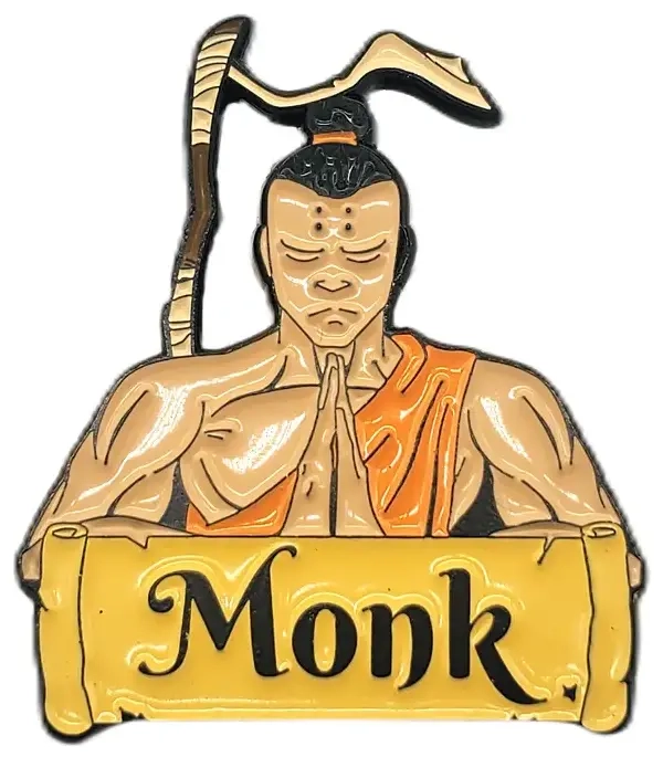 Collectible Pins Monk