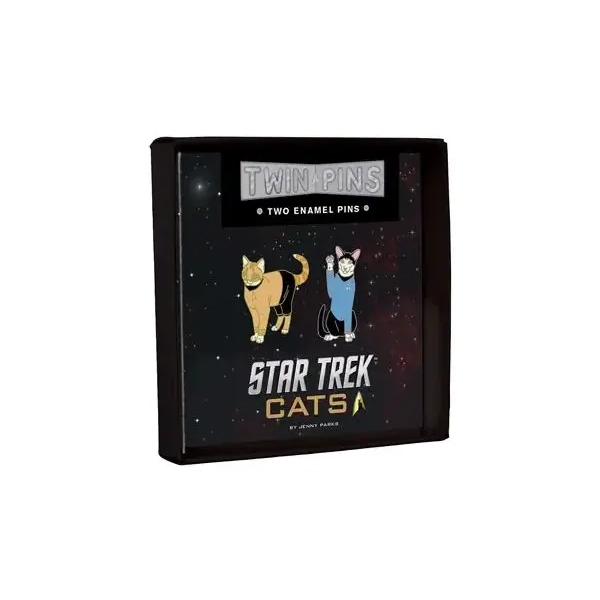 Star Trek Cats Twin Pins