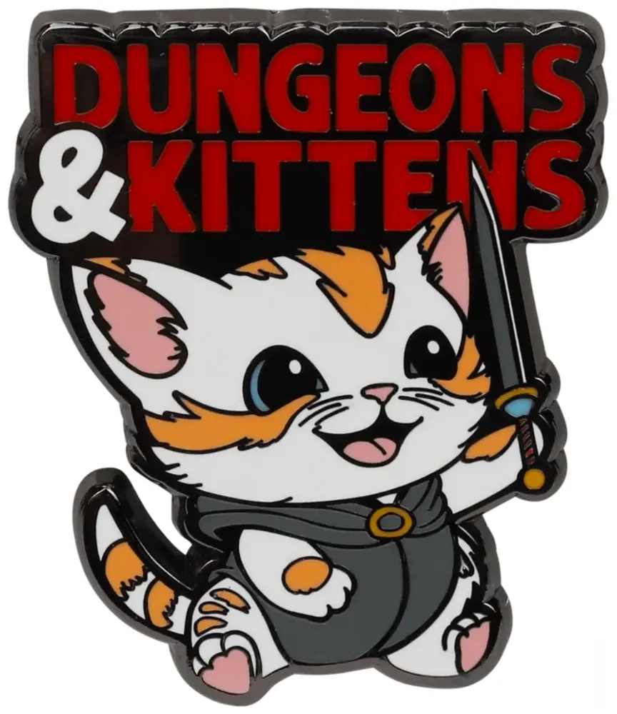 Dungeons & Kittens Pin