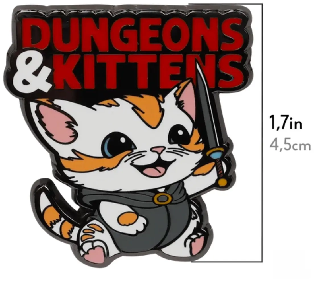 Dungeons & Kittens Pin
