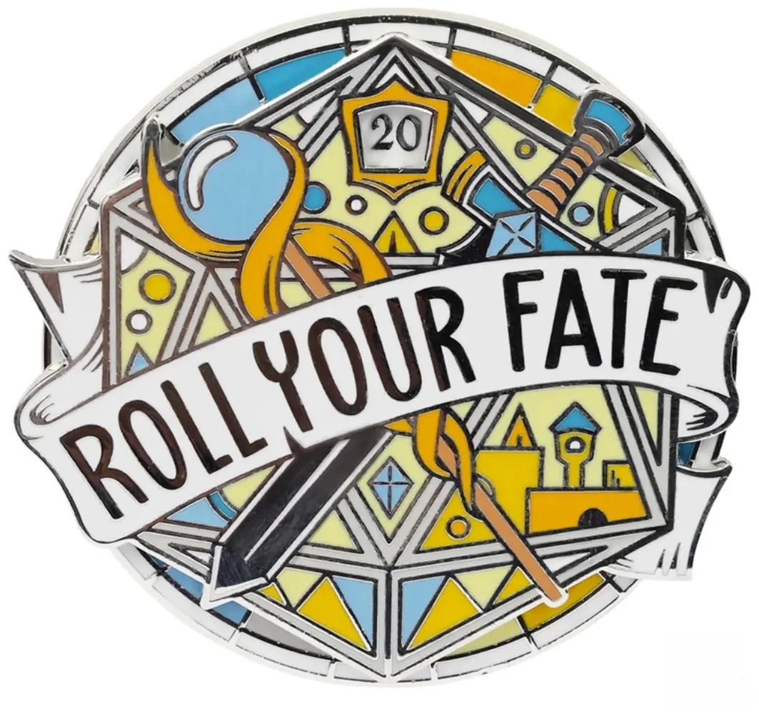 Roll Your Fate Spinner Pin