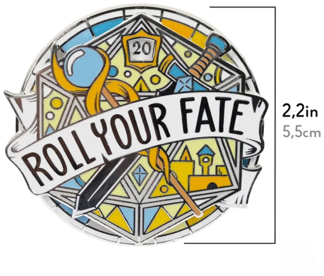 Roll Your Fate Spinner Pin