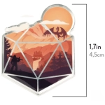 The D20 Hero Pin