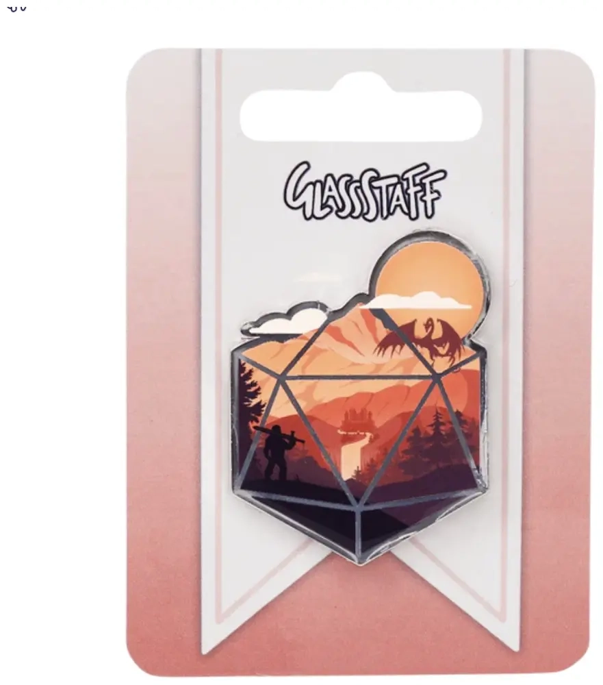 The D20 Hero Pin