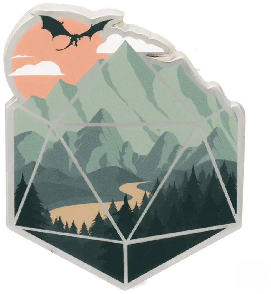 A D20 Scene Pin