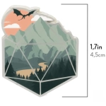 A D20 Scene Pin