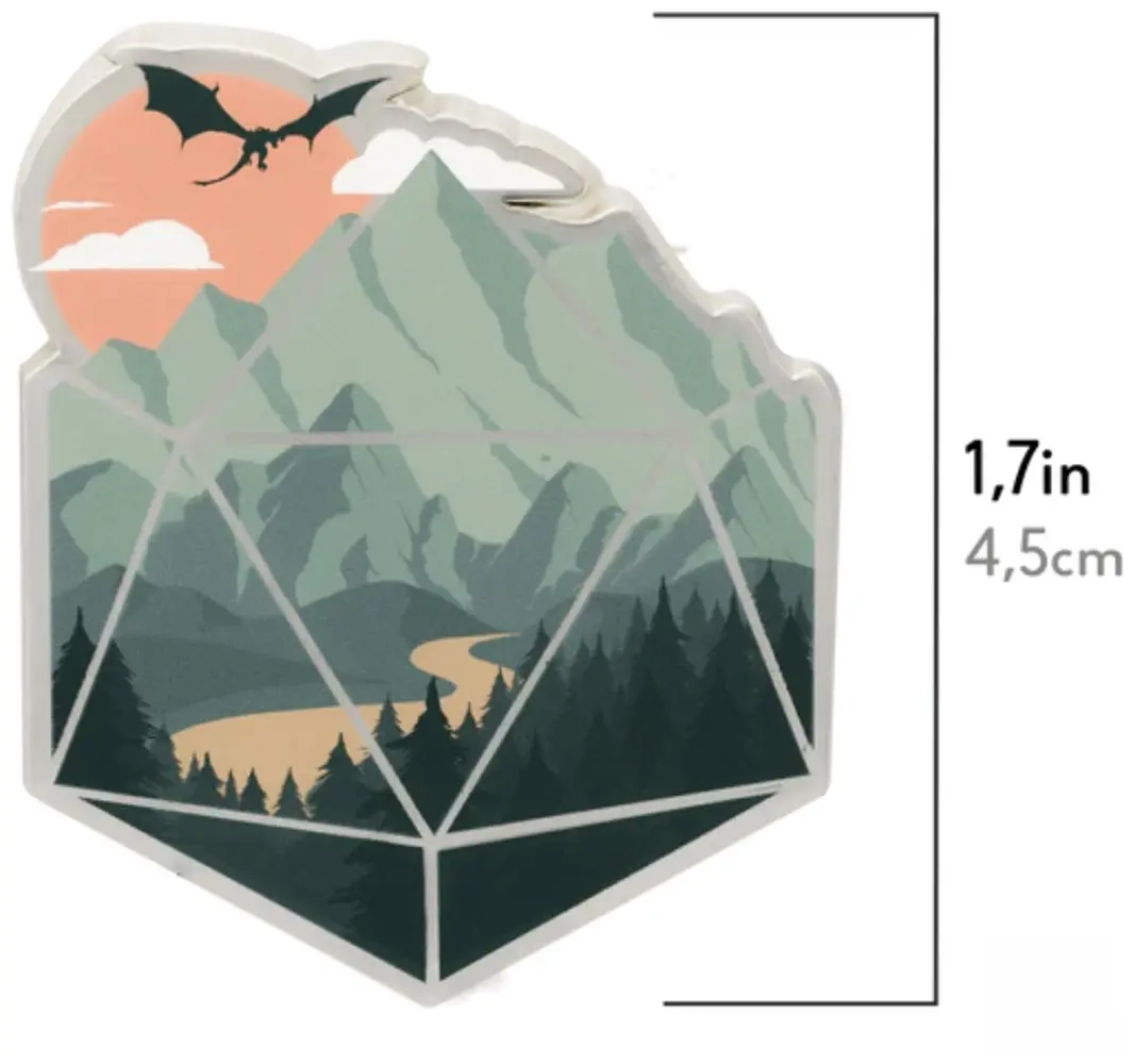A D20 Scene Pin