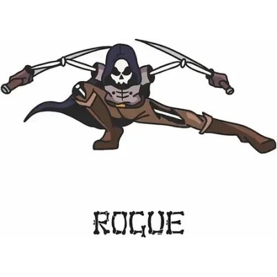 Pin Skele-Pin Adventurers Rogue