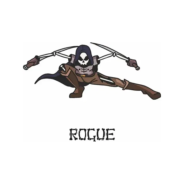 Pin Skele-Pin Adventurers Rogue
