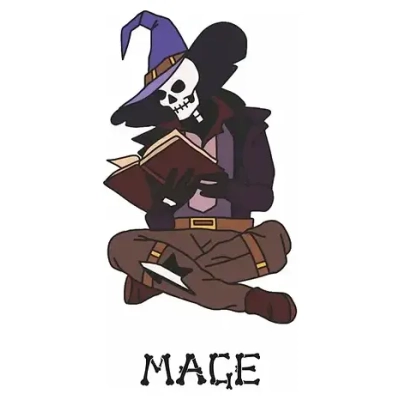 Pin Skele-Pin Adventurers Mage
