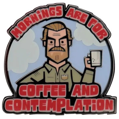 Stranger Things Hopper Pin Badge