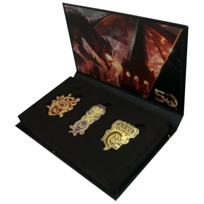 Dungeons & Dragons 50th Anniversary Set of 3 Pin Badges
