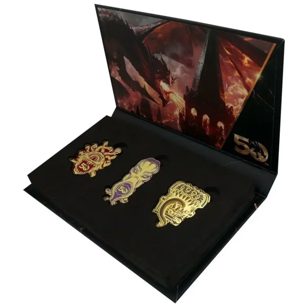 Dungeons & Dragons 50th Anniversary Set of 3 Pin Badges