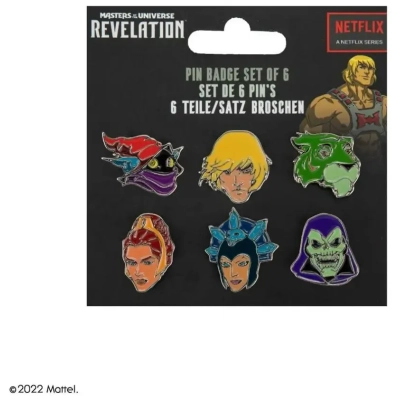Masters of The Universe - Pin Badge Set of 6
