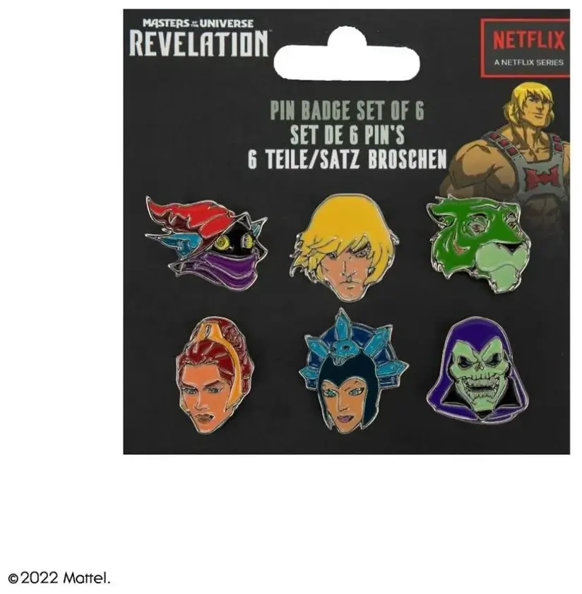 Masters of The Universe - Pin Badge Set of 6