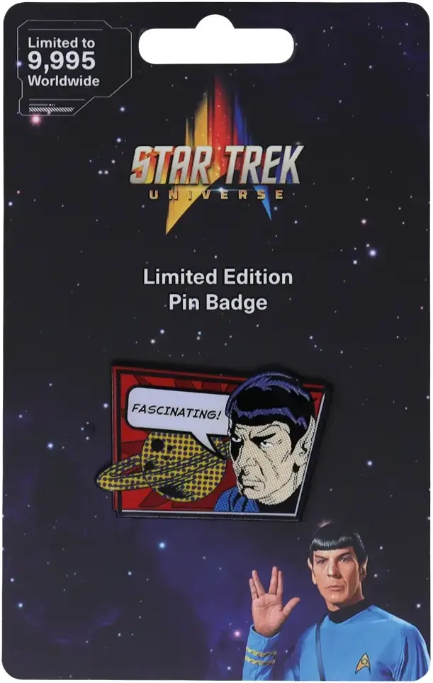 Star Trek Limited Editon Spock Pin Badge