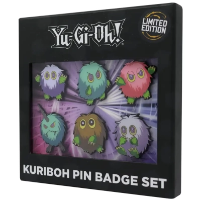 Yu-Gi-Oh Set of 6 Limited Edition Kuriboh Pin Badges