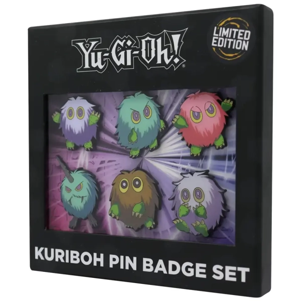 Yu-Gi-Oh Set of 6 Limited Edition Kuriboh Pin Badges