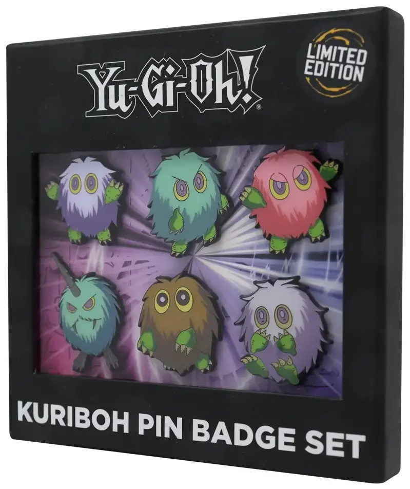Yu-Gi-Oh Set of 6 Limited Edition Kuriboh Pin Badges
