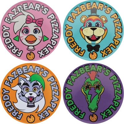 Five Nights at Freddy's Printed Drinks Coasters
