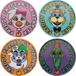 Five Nights at Freddy's Printed Drinks Coasters