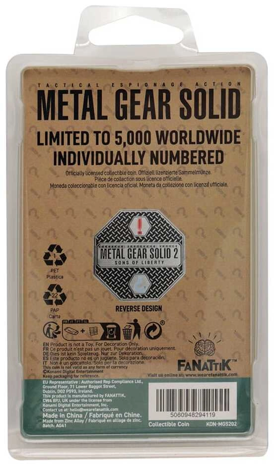 Metal Gear Solid 2 Raiden Coin