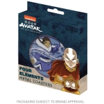 Avatar the Last Airbender Set of 4 Embossed Metal Coasters