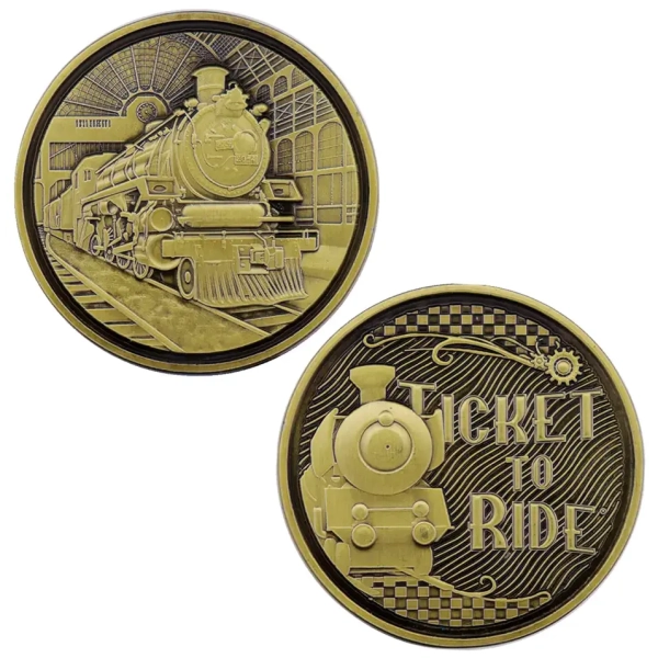 Ticket to Ride Limited Edition Collectible Train Coin