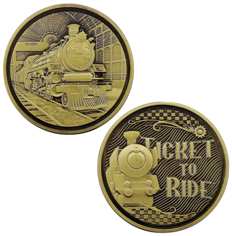 Ticket to Ride Limited Edition Collectible Train Coin