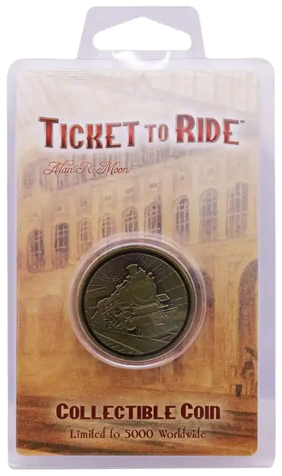Ticket to Ride Limited Edition Collectible Train Coin