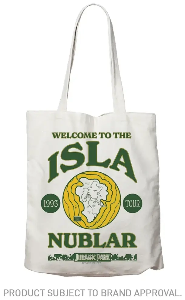 Jurassic Park Isla Nublar Tote Bag