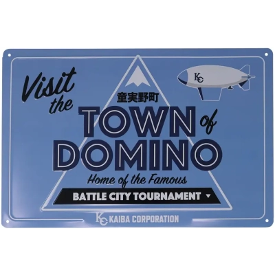 Yu-Gi-Oh! Domino Town Tin Sign