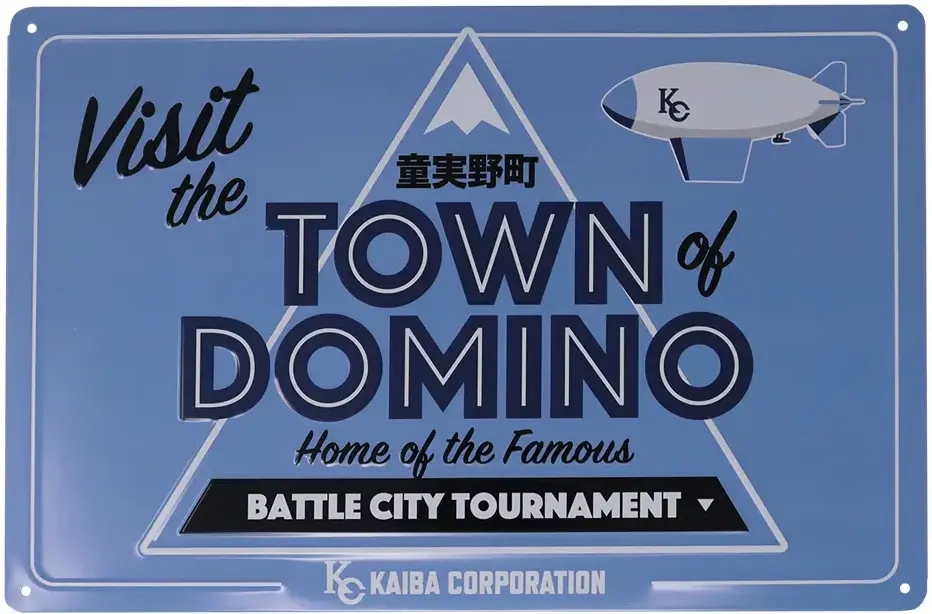 Yu-Gi-Oh! Domino Town Tin Sign