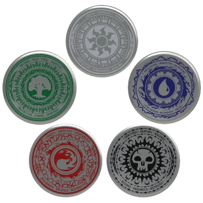 Magic the Gathering set of 5 Coasters