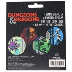 Dungeons & Dragons Monsters Set of 4 Metal Coasters