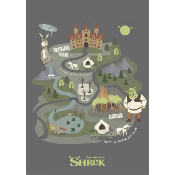 Shrek ‘Journey to Far Far Away’ Art Print