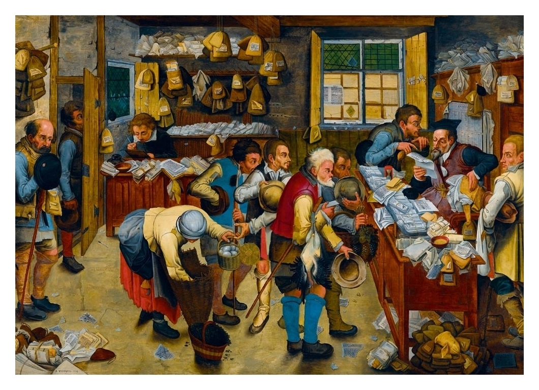 The Tax-collector's Office - 1615 - Pieter Brueghel the Younger