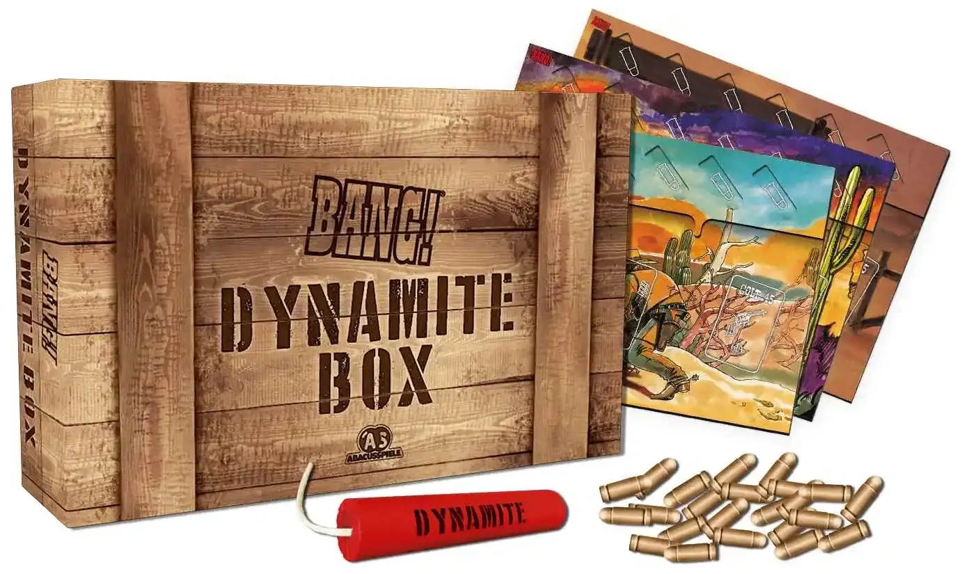 BANG!: Dynamite Sammlerbox und Zusatzmaterial