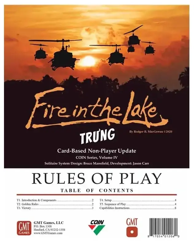 Fire in the Lake Tru'ng Bot - Update Expansion Pack - EN