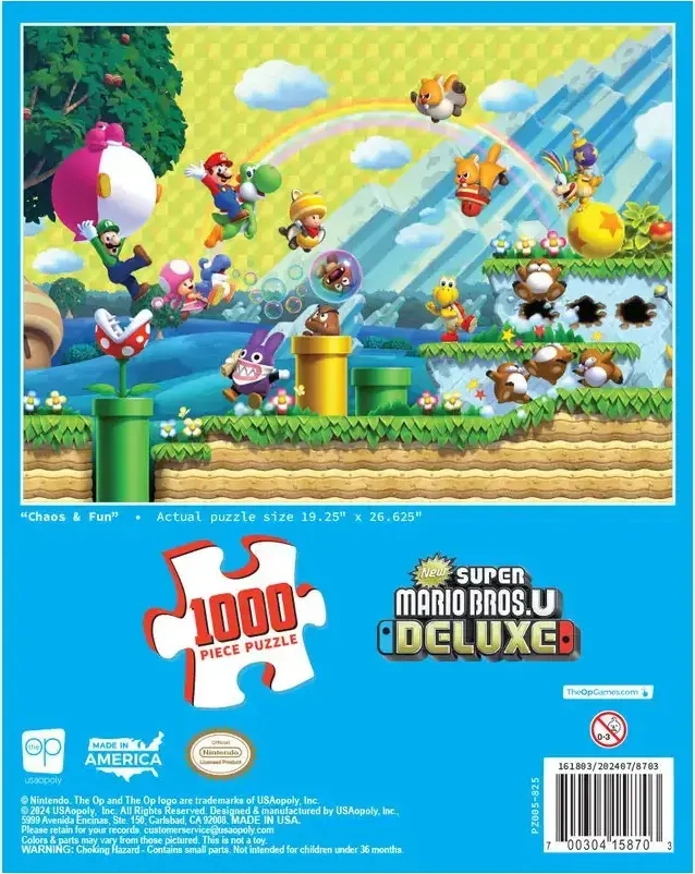 Super Mario Puzzle Chaos & Fun - 1000 Teile Puzzle