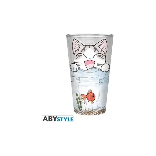 CHI - Large Glass - 400ml - Chi's fish tank - box